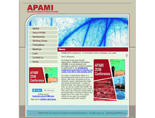 Tablet Screenshot of apami.org